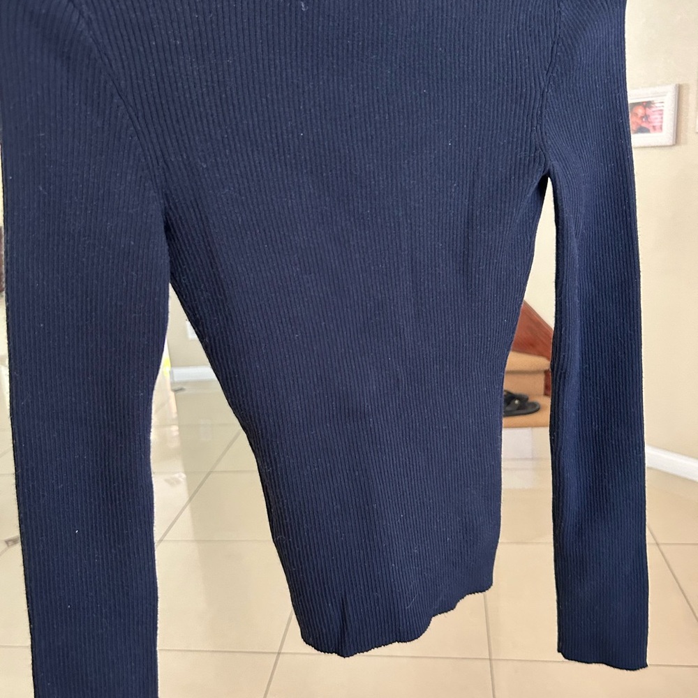 H&M Black Ribbed Knit Top - Picture 4 of 4